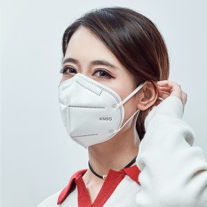 n95 Egyszer használatos maszk a szmog és a por megakadályozására és a szabad légzés elkerülésére